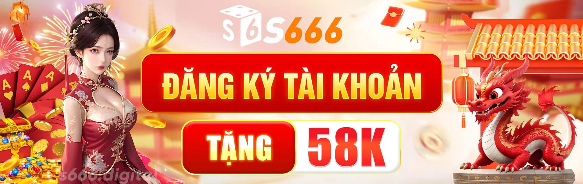 Đăng ký tài khoản S666 tặng 58k miễn phí